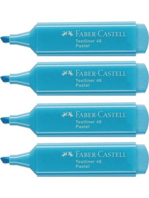 Faber Castell 4 Lü Pastel Pale Blue Fosforlu Kalem Seti SET-0017