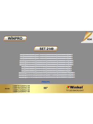Winkel Lcd Led-2149 Takım 12 Li-55pfk6309-55pfk6309-6916l-1449a 6916l-1450a 6916l