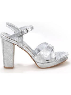 Papuçcity Tamer 03146 10 cm Platform Topuklu Kadın Abiye Ayakkabı