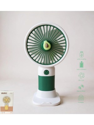 Avec USB Şarjlı El Fanı I Mini Taşınabilir Fan I Yaz Serinleticisi I Vantilatör I Telefon Standlıı