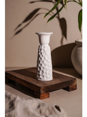 Etnik Desenli Modern Beton Şamdan ve Mumluk, Şık ve Doğal Dekoratif Ürünler