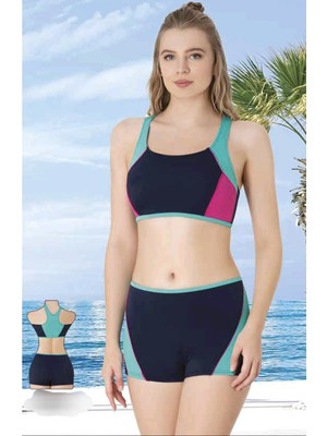 SUNSURF Şortlu Yüzücü Bikini Lacivert