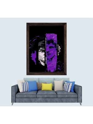 Soyutsal Sokrates  Çerçeveli Duvar Tablosu 20X30 cm