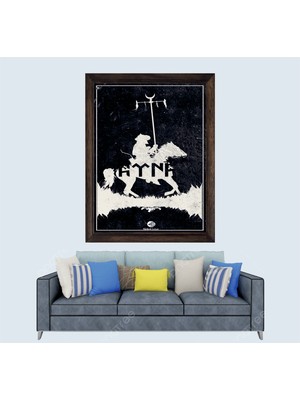 Türkçü Tasarım Çerçeveli Duvar Tablosu 20X30 cm