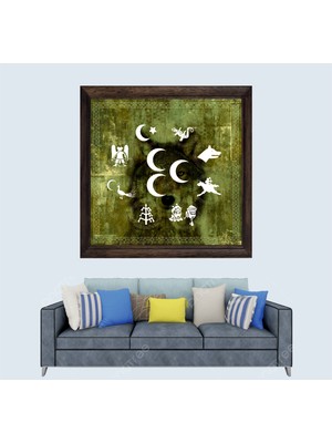 Türkçü Tasarım Çerçeveli Duvar Tablosu 30X45 cm