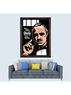 The Godfather Çerçeveli Duvar Tablosu 30X45 cm
