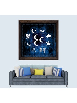 Türkçü Tasarım Çerçeveli Duvar Tablosu 20X30 cm