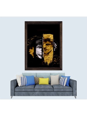 Soyutsal Sokrates  Çerçeveli Duvar Tablosu 20X30 cm