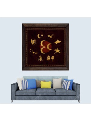 Türkçü Tasarım Çerçeveli Duvar Tablosu 30X45 cm