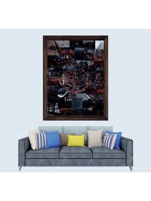 Harry Potter Çerçeveli Duvar Tablosu 30X45 cm