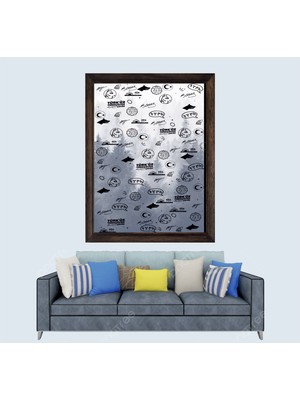 Türküz, Türkçüyüz Çerçeveli Duvar Tablosu 20X30 cm