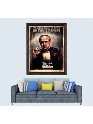 The Godfather Çerçeveli Duvar Tablosu 30X45 cm