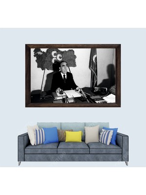 Yağlı Boya Ufka Doğru Yolculuk Çerçeveli Duvar Tablosu 30X45 cm