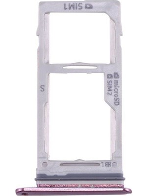 İndirim Plus Samsung Galaxy Uyumlu S9 Sim Kart Yuvası Sim Kart Çekmecesi Mor
