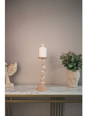 Şamdan Mumluk, Dekoratif Taş Figürlü, Bohem Tarz, Yeni Yıl Hediyesi