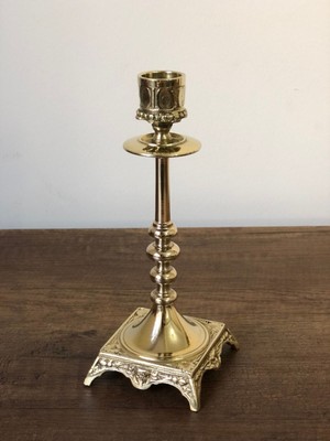 El Yapımı Pirinç Döküm Şamdan, Şık ve Doğal Tasarım, Ev Dekoru Için Ideal