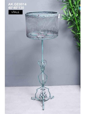 Renkli Antik Ayaklı Tealight Şömine Dekorasyon Aksesuarı