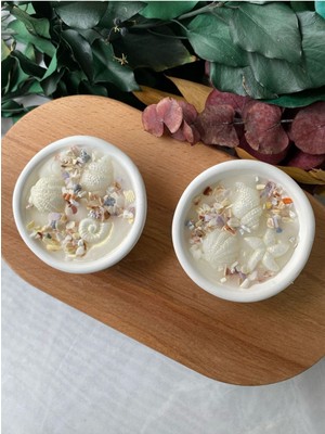 Deniz Temalı Dekoratif Mumluk, Şıklık ve Huzur Katan Çift Set