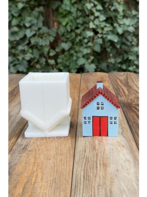 Beyaz Küçük Silikon Mum Kalıbı, Ev Dekorasyonu Için Ideal ve Kullanışlı.