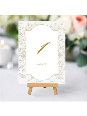 Vıntage Masa Kartı