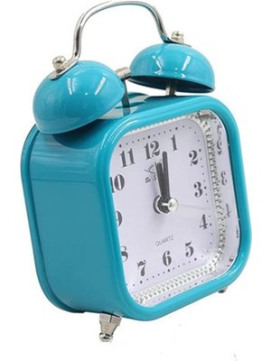 Mavi Renkli Alarmlı Masa Saati, Şık ve Kullanışlı Tasarım