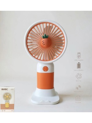 Avec USB Şarjlı El Fanı I Mini Taşınabilir Fan I Yaz Serinleticisi I Vantilatör I Telefon Standlıi