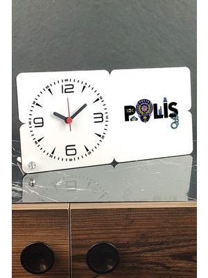 Ahşap Masa Saati, Müzik Öğretmenine Özel Hediye, Şık ve Kullanışlı Tasarım