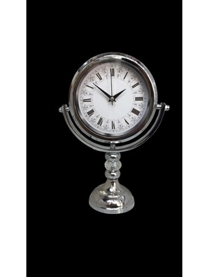 Şık Kristal Masa Saati, Parlak ve Zarif Tasarım, Ev ve Ofis Dekoru