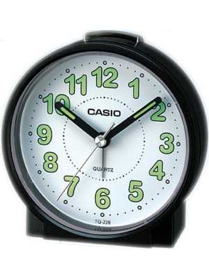 Şık Siyah Masa Saati TQ-228-1D, Modern Tasarım, Zarif ve Kullanışlı