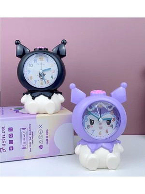 Mor Kuromi Masa Üstü Şık Çalar Saat Modeli 1