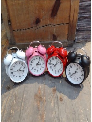 Vintage Kurmalı Masa Saati, Renkli ve Şık Tasarımıyla Yaşamınıza Zarafet Katıyor