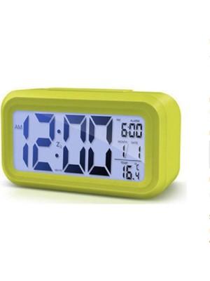 Büyük Ekran Dijital Saat, Sıcaklık, Alarm ve Tarih Gösterge Paneli