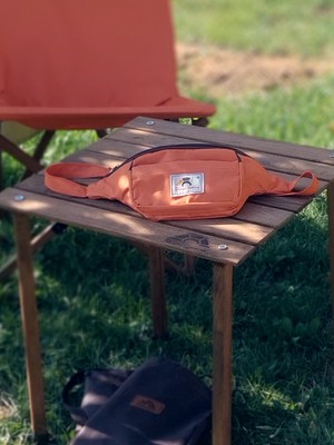 Joyfull Turtle Teknik Kumaş Bel Çantası - Turuncu