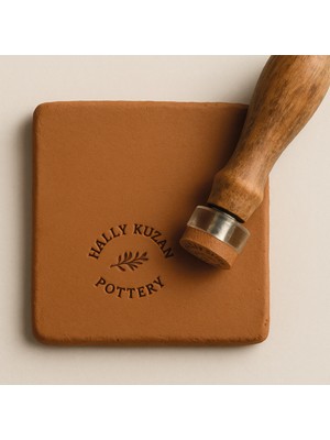Kişiye Özel Seramik-Kil Mührü ( 2,5 cm )