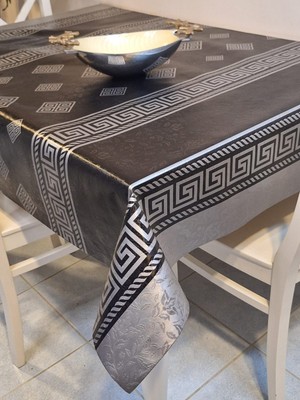 Başak Ev Tekstili Elyaflı Pvc Muşamba - Desenli Silinebilir Masa Örtüsü