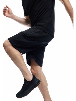 Koton Beli Bağcıklı Fermuarlı Cep Detaylı Scuba Kumaş Spor Şort