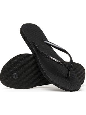 Havaianas Slim Sparkle Siyah Kadın Plaj Terliği