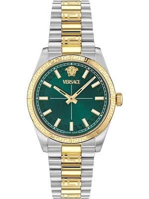 VRSCVE0E00425 Altın Rengi Metalik Gri Çelik Kadın Kol Saati