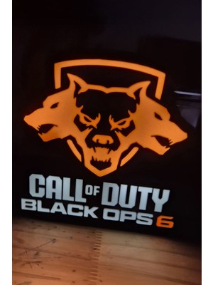 Call Of Duty Black Ops 6 Tasarımlı Gece Lambası