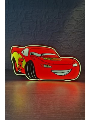 Mcqueen Tasarımlı Gece Lambası