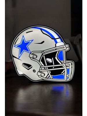 Dallas Cowboys Tasarımlı Gece Lambası
