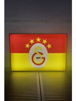 Galatasaray 5 Yıldız Gece Lambası