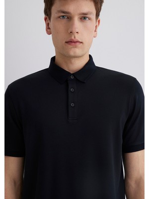 Mavi Soft-Premium Siyah Polo Tişört 0613006-900