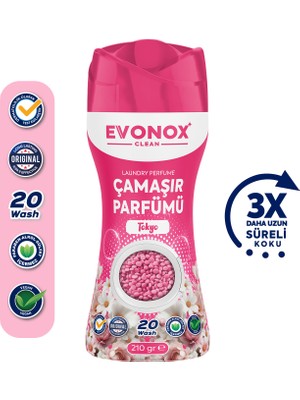 Evonox Clean Granül Çamaşır Parfümü & Çamaşır Yumuşatıcı Tokyo 210 gr