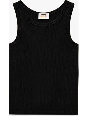 Koton Pamuklu Bisiklet Yaka Kolsuz Kaşkorse Basic Atlet