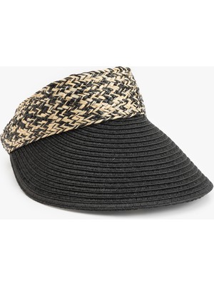 Koton Hasır Vizör Şapka