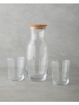 Luminous Cam 3 Parça Su Takımı 1000 ml + 315 ml Şeffaf