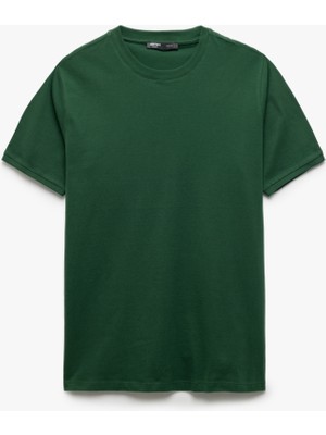 Koton Kısa Kollu Bisiklet Yaka Pamuklu Slim Fit Erkek Basic Tişört