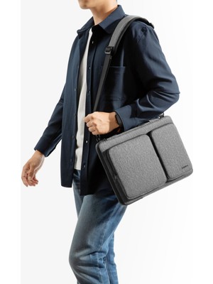 Tomtoc Defender A42 16 Inç Gri Macbook Pro Çantası - A42E1G3