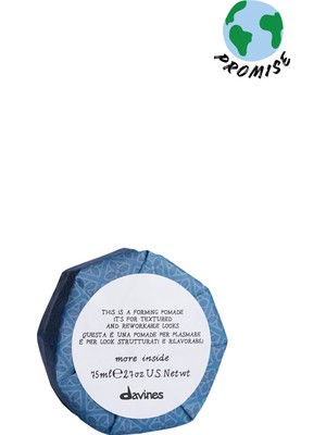 More Inside Forming Pomad Kısa Saçlar Için Doku Kazandıran Şekillendirici Krem 75 gr